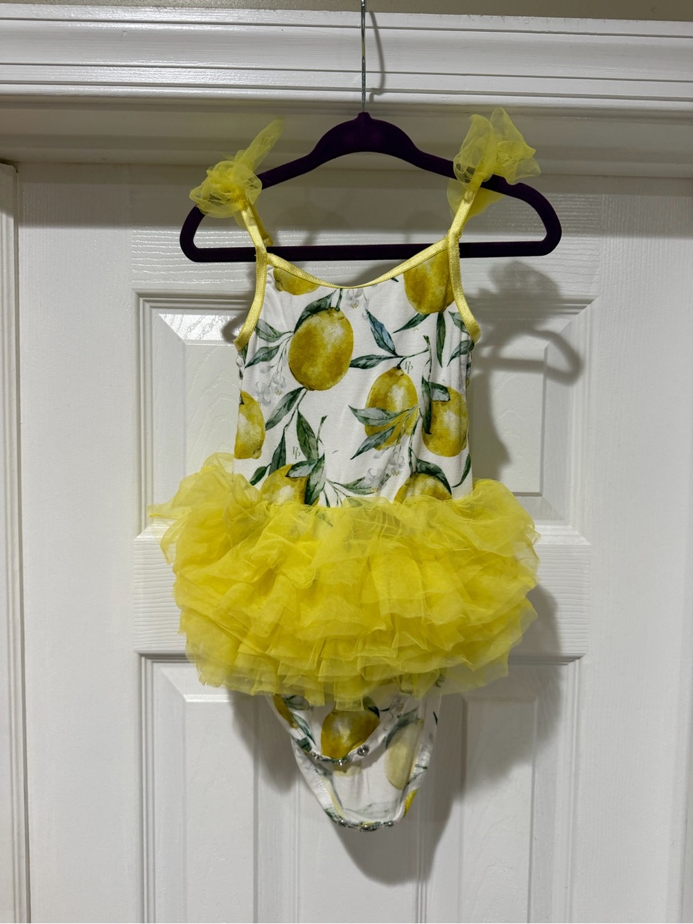 Posh Peanut Lemon tutu dress 2T